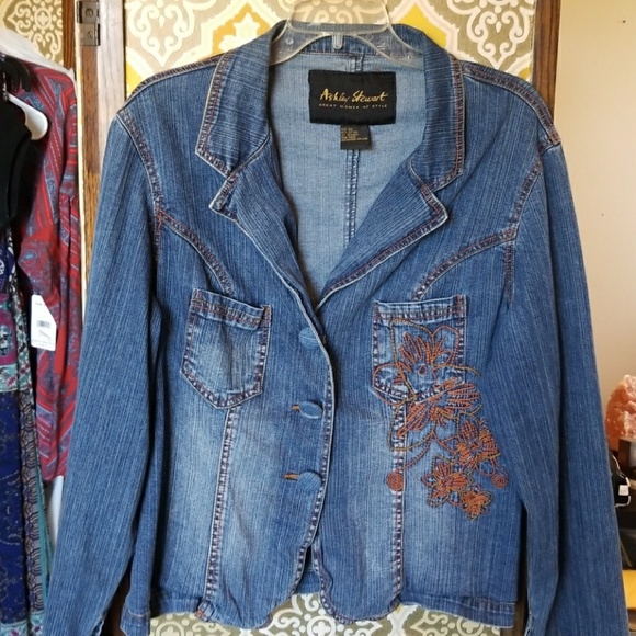 Ashley Stewart Jackets & Blazers - Ashley Stewart jean jacket